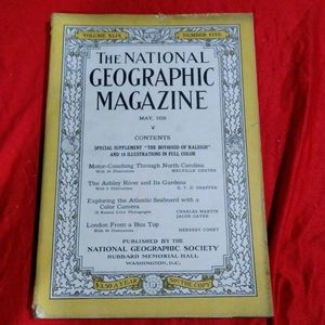 Vintage National Geographic Magazine May 1926